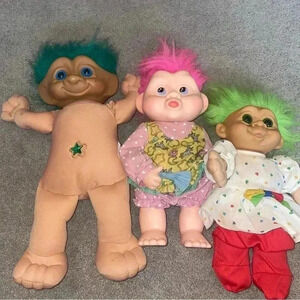 Vintage trolls as is